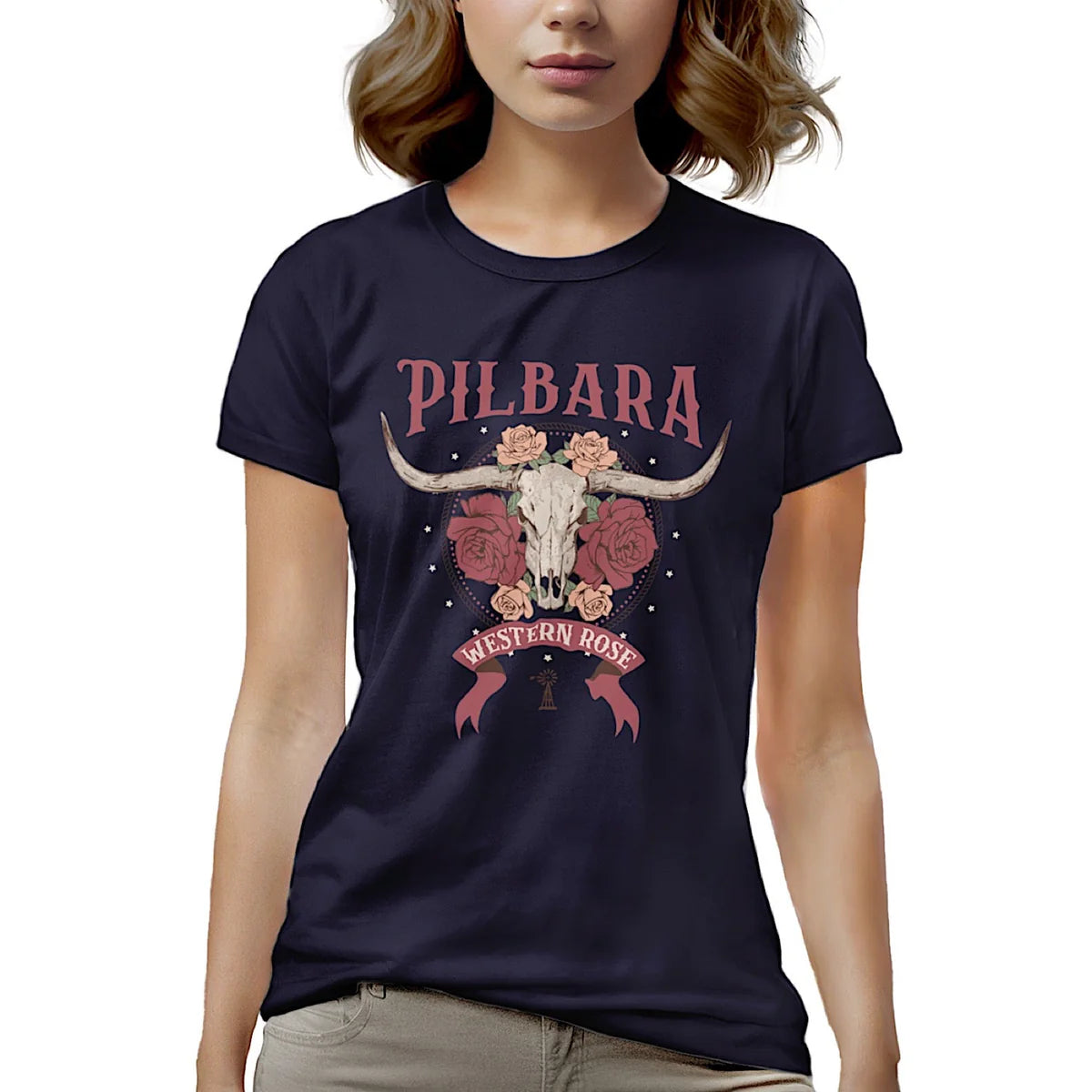 Pilbara Womens Western Rose T-Shirt