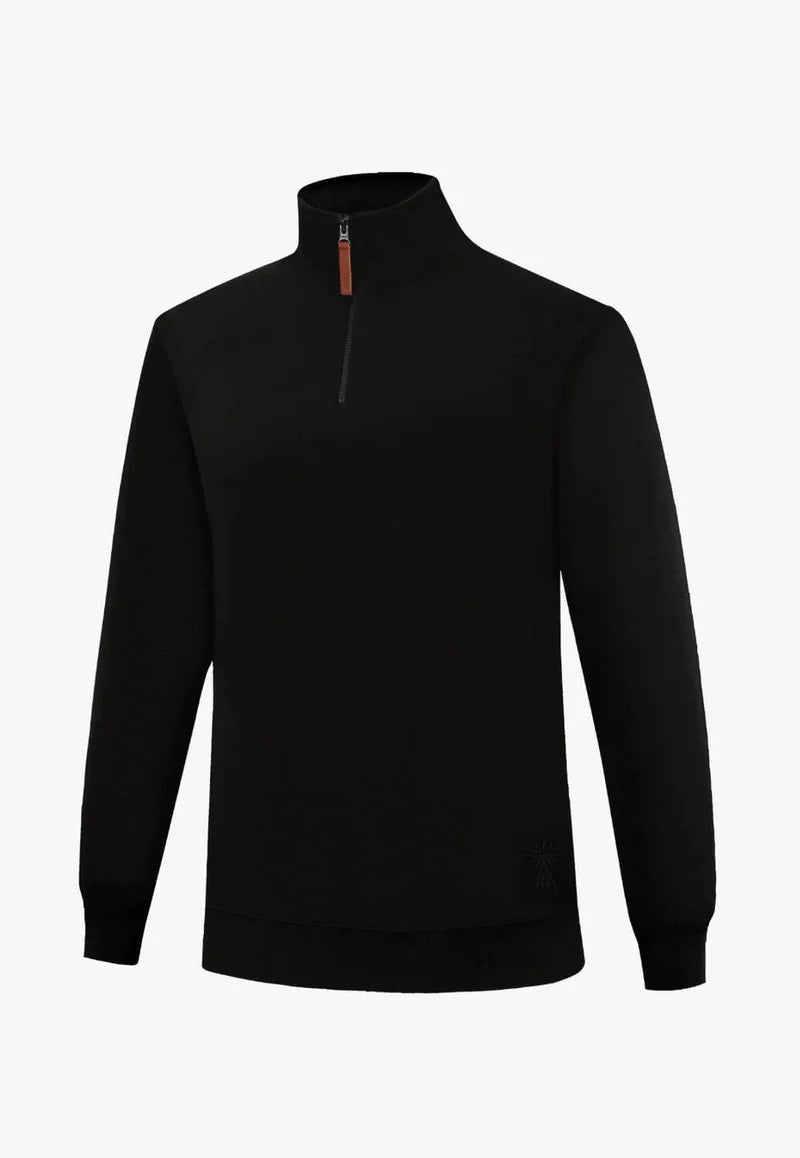 Pilbara Womens Zipper C/F Fleece Pullover