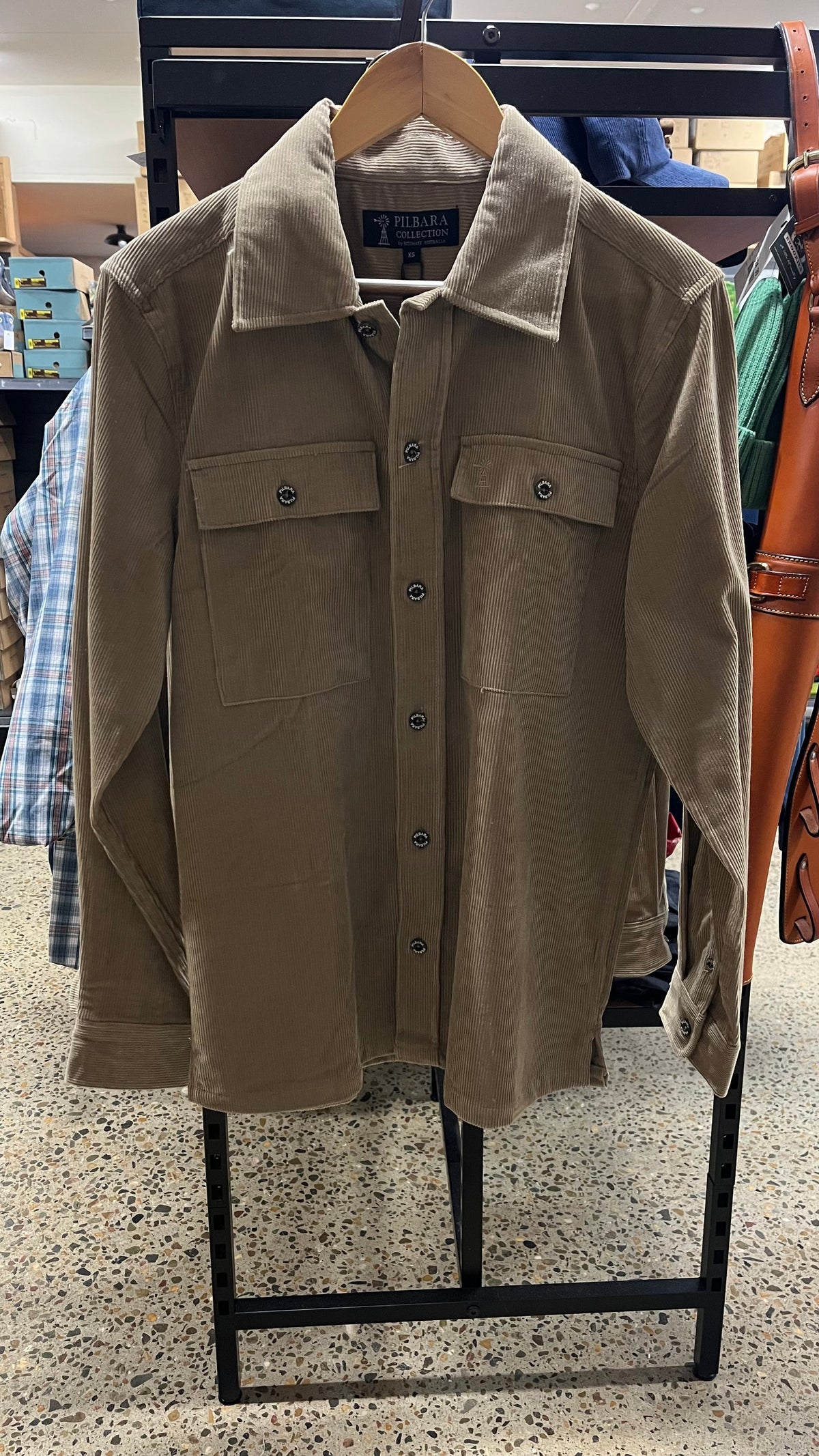 Pilbara Mens Corduroy Shacket