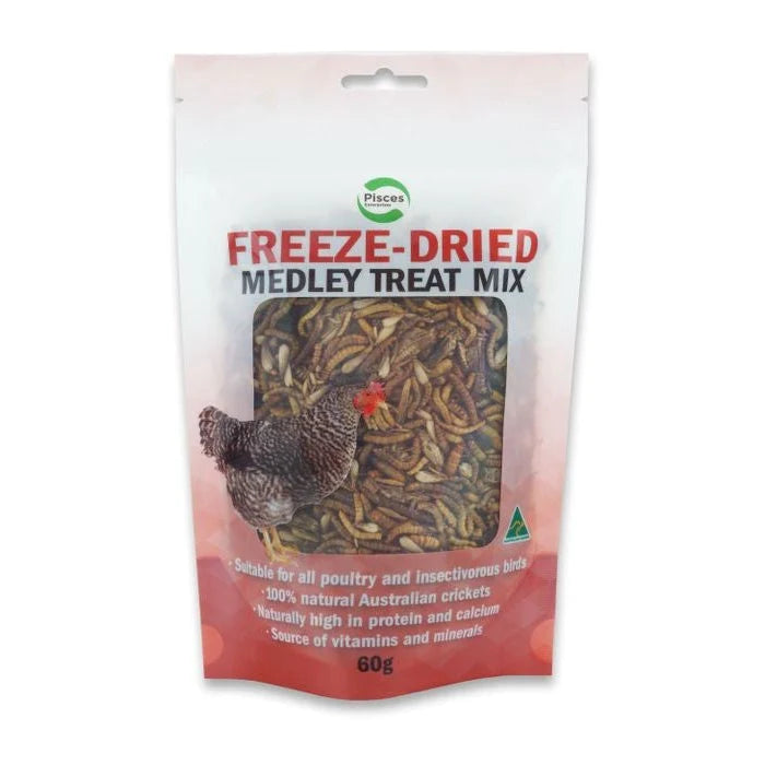 Pisces Freeze Dried Medley Poultry Treat Mix