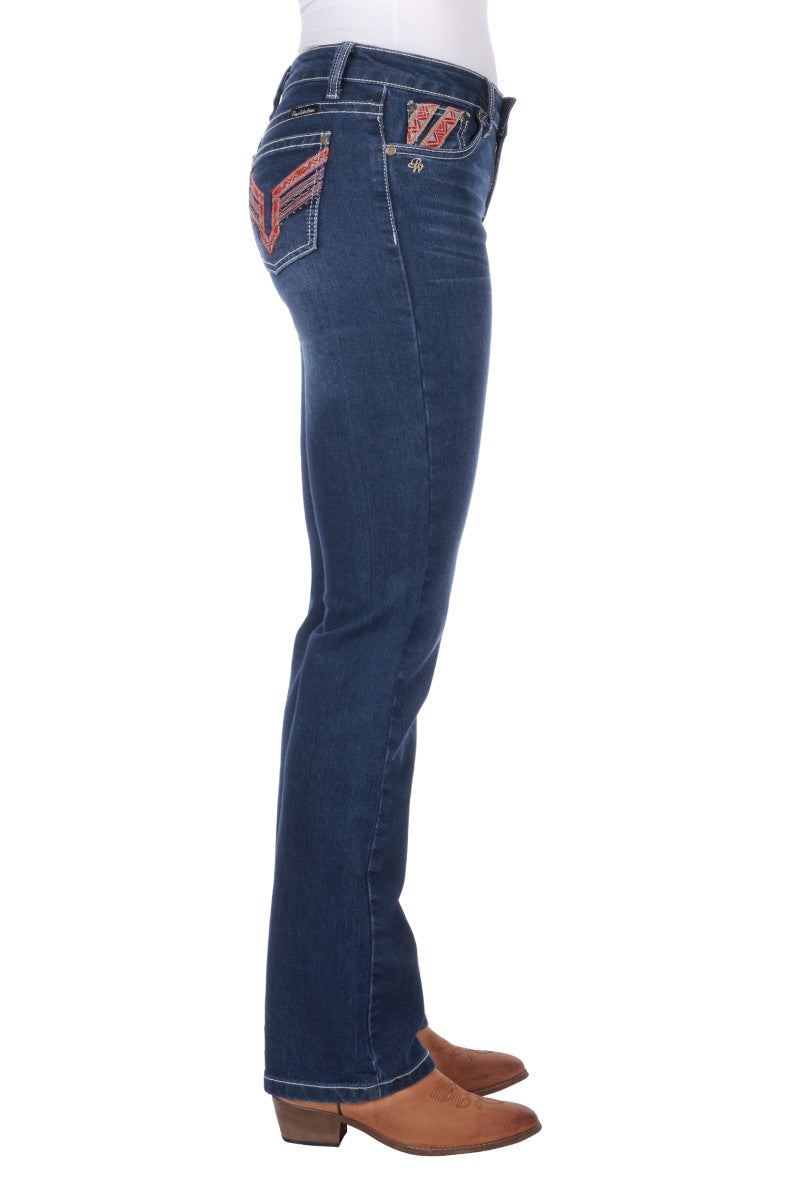 Pure Western Aztec Boot Cut Jean