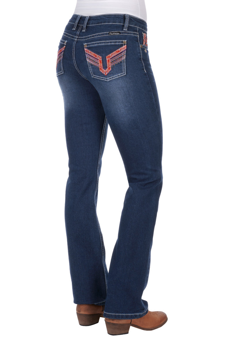 Pure Western Aztec Boot Cut Jean