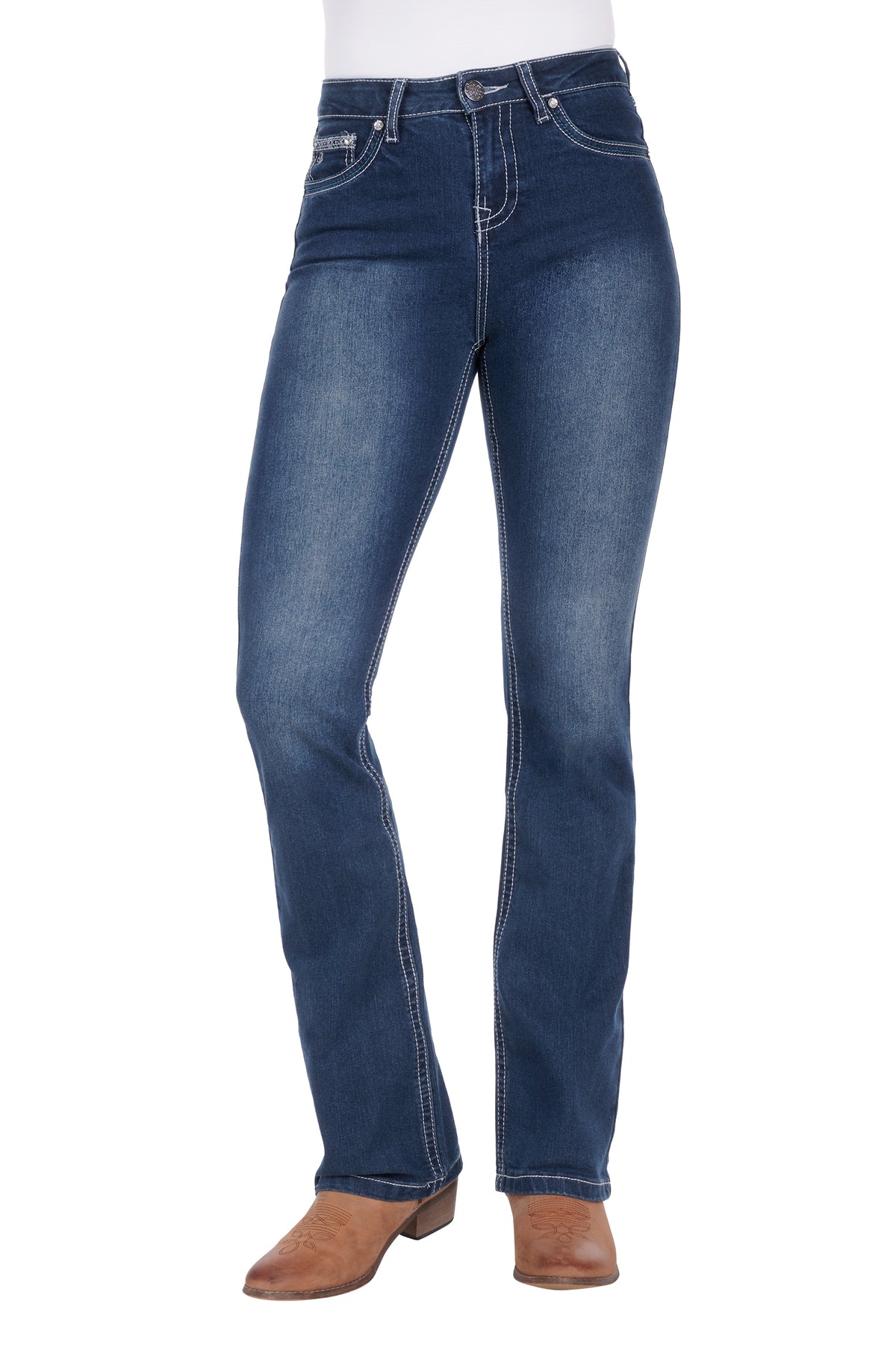 Pure Western Abbi Hi-Rise Boot Cut Jean