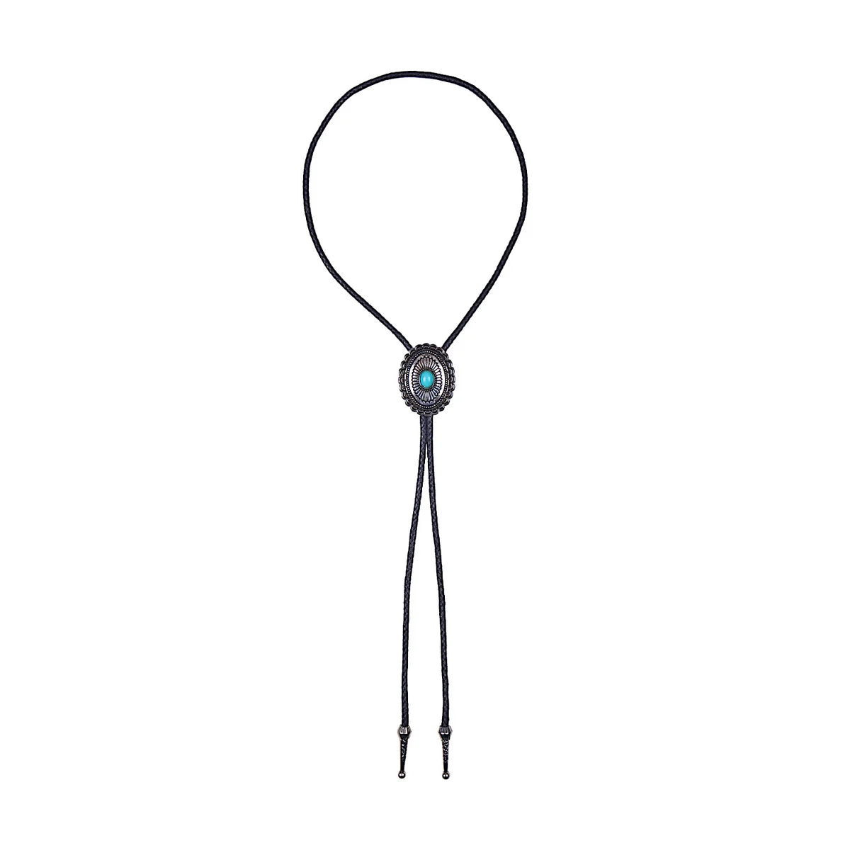 Pure Western Womens Turquoise Stone Bolo Tie