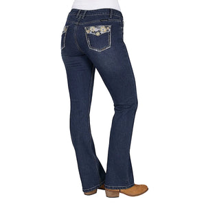 Pure Western Womens Jay Boot Cut Jean 32Leg