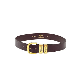 R.M.Williams Drover Belt - Gold Buckle