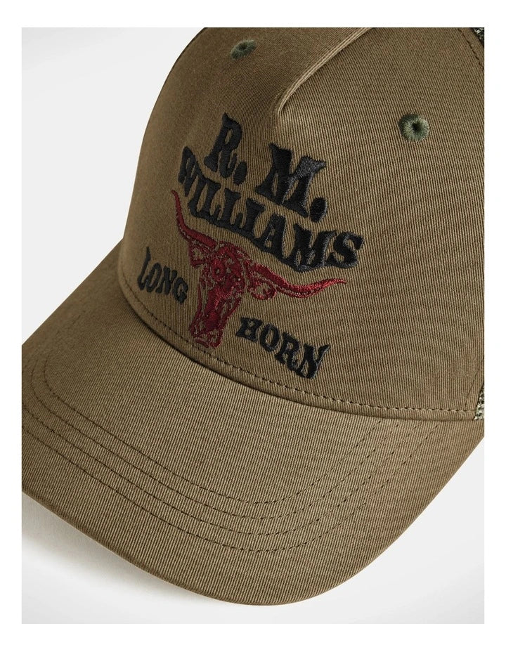 R.M. Williams Longhorn Trucker Cap