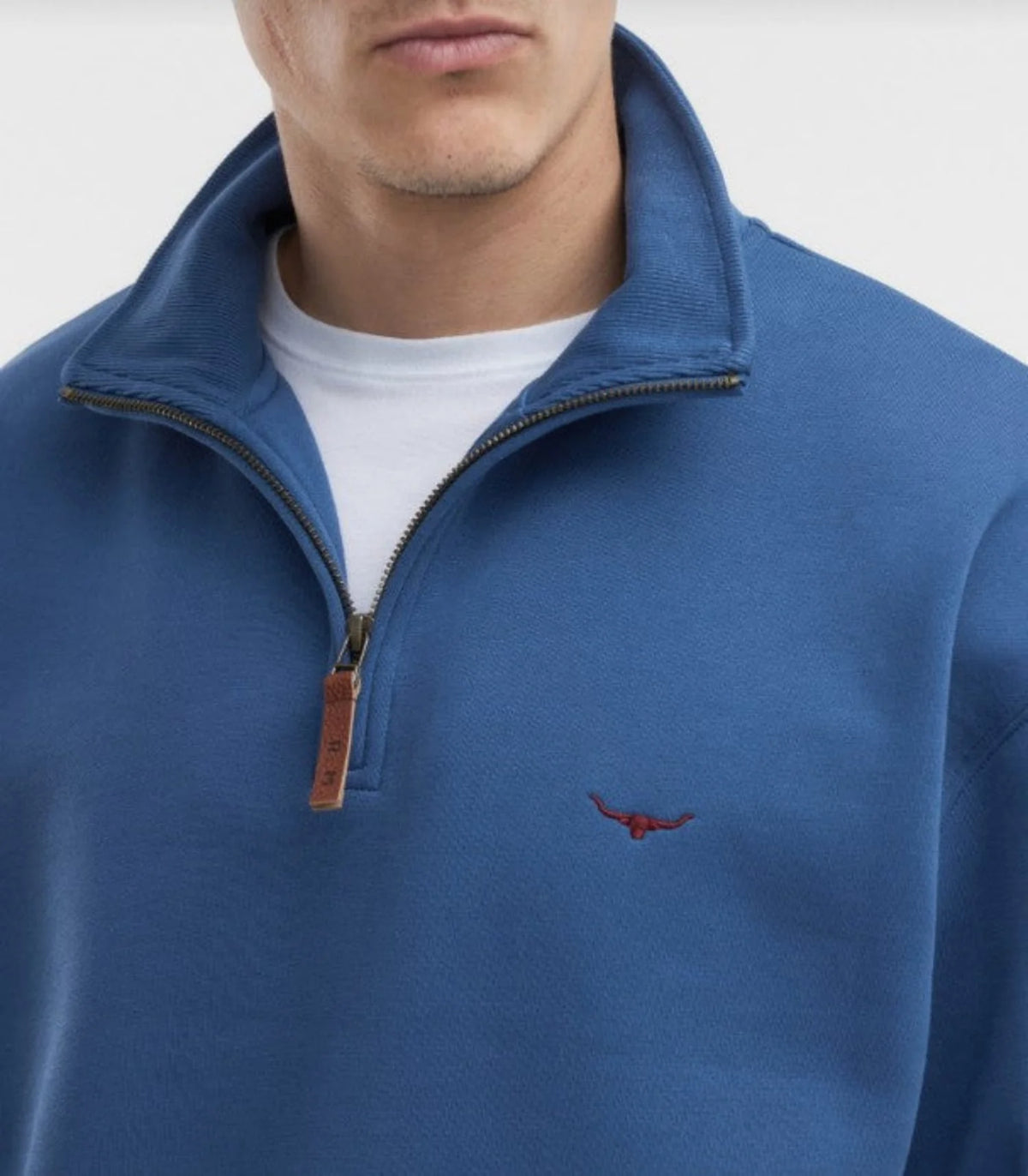 R.M. Williams Mens Mulyungarie 1/4 Zip Sweatshirt