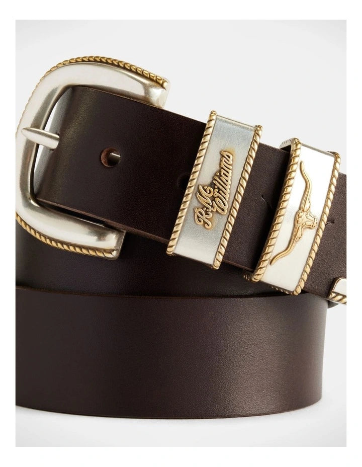 R.M. Williams Rope Drover Belt