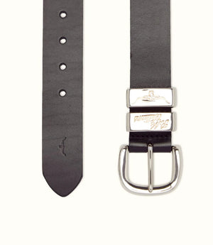 R.M.Williams Drover Belt - Brushed Nickel Buckle
