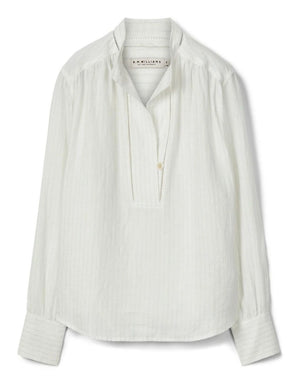 R.M. Williams Lawrie Linen Stripe Shirt