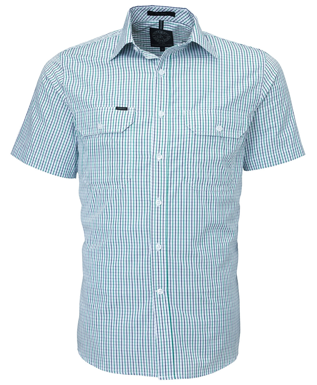 Pilbara Mens Short Sleeve Shirt - Double Pockets