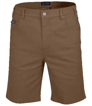 Pilbara Mens Cotton Stretch Jean Shorts
