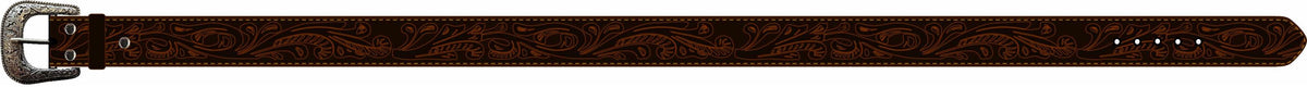 Pilbara Western Dress Buckle Tooled Leather Belt