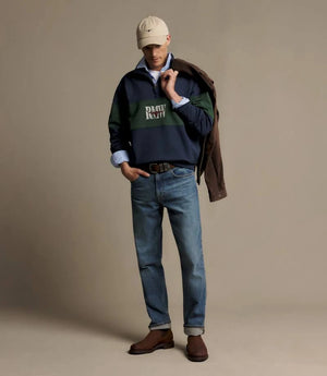 R.M. Williams Heritage Panel Quarter-Zip
