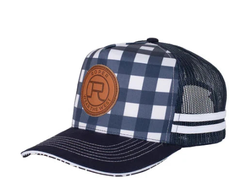 ROPER TRUCKER CAP - Mini Plaid