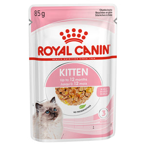 Royal Canin Kitten Chunks in Jelly Wet Cat Food