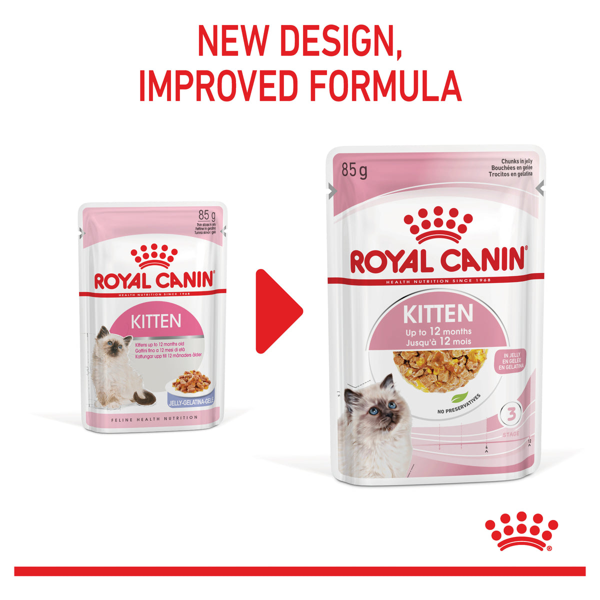 Royal Canin Kitten Chunks in Jelly Wet Cat Food