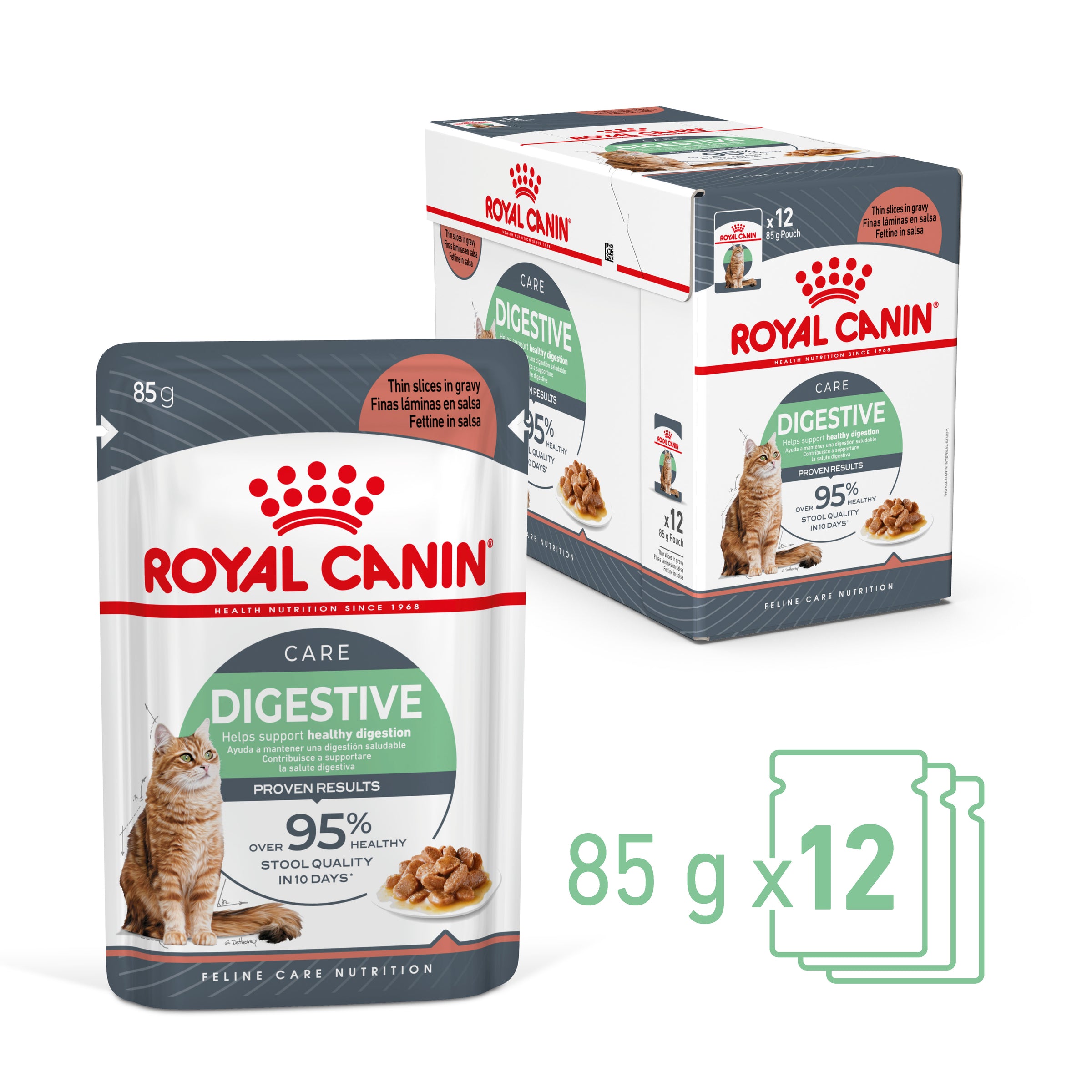 Royal Canin Cat Digestive Care Gravy Wet Cat Food - Brookies Rural Traders