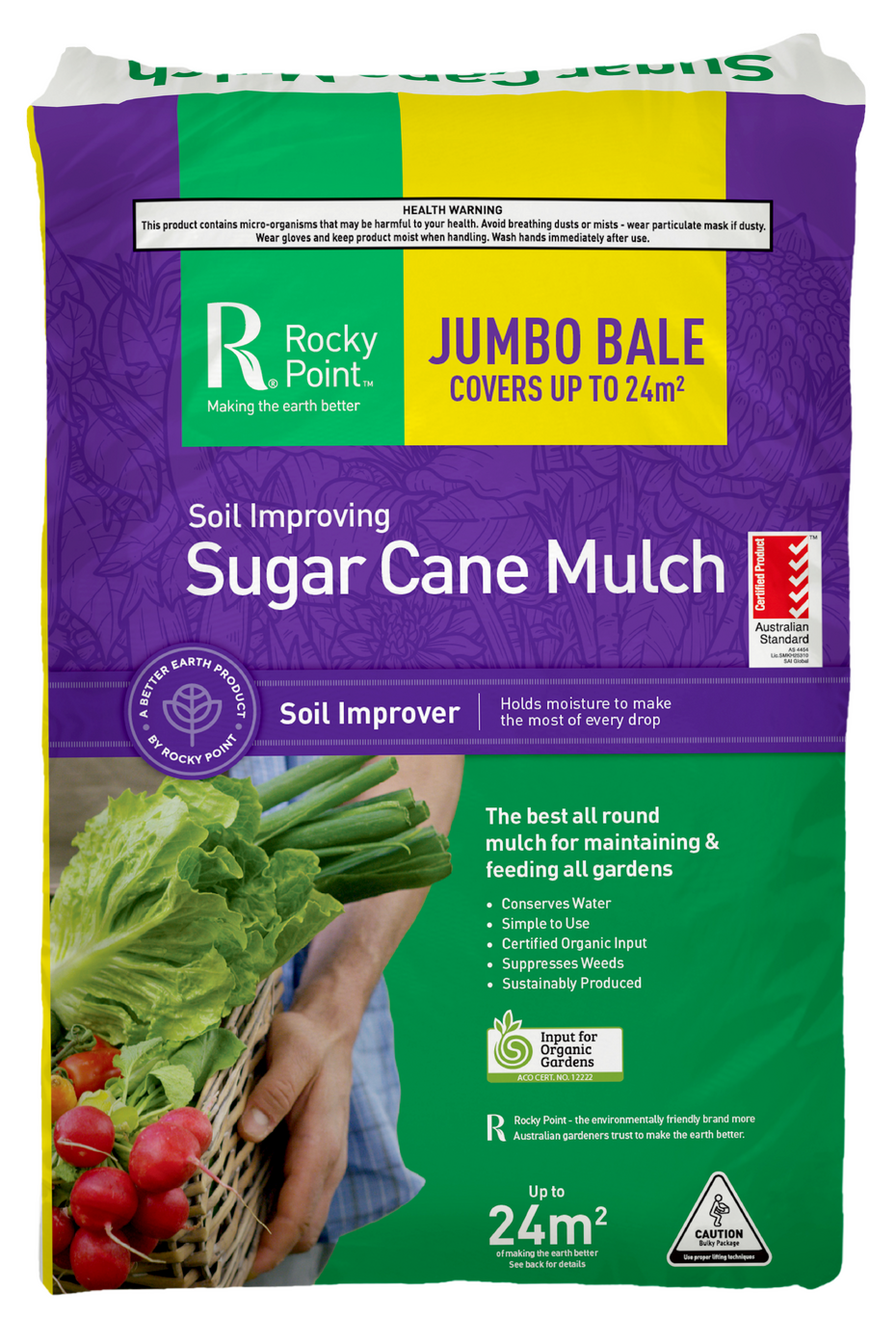 Rocky Point Jumbo Sugar Cane Mulch - 24m2