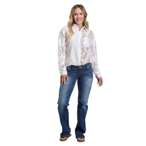 Roper Womens Studio West Collection Long Sleeve Shirt
