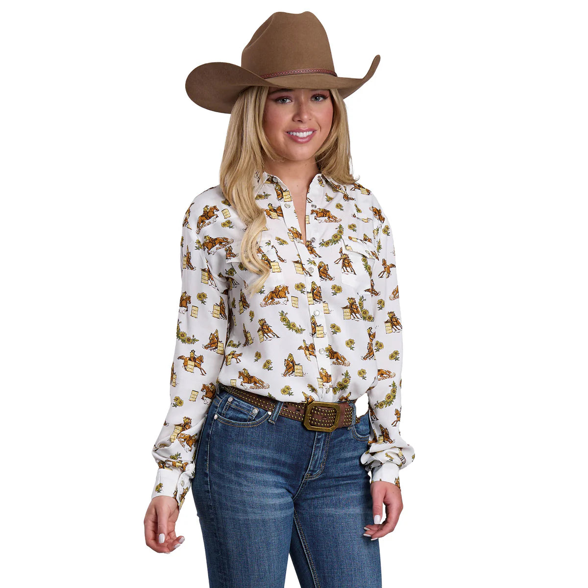 Roper Womens Five Star Collection Long Sleeve Shirt