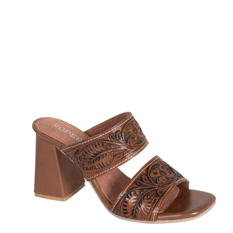 Roper Stella Tooled Leather Sandal
