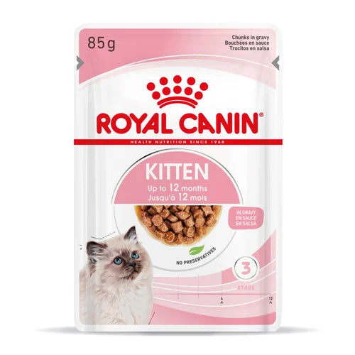 Royal Canin Kitten Chunks in Gravy Wet Cat Food