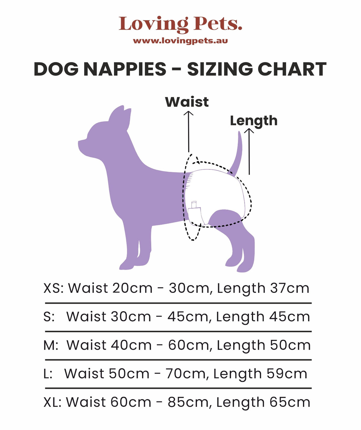 Washable Dog Nappies 2 Pack