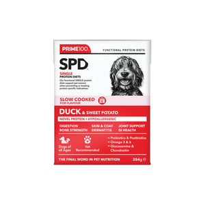 Prime100 SPD Slow Cooked Duck and Sweet Potato Wet Dog Food