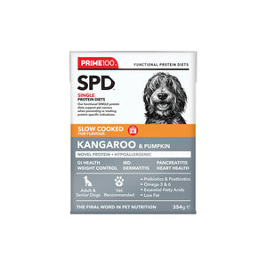 Prime100 SPD Slow Cooked Kangaroo and Pumpkin Wet Dog Food