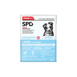 Prime100 SPD Slow Cooked Puppy Lamb and Blueberry Wet Dog Food