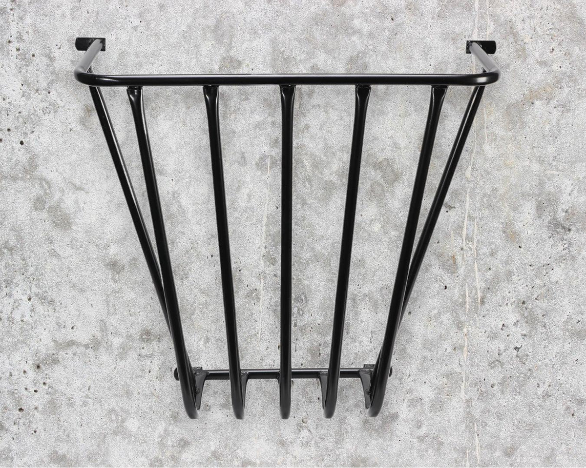 Hay Rack Black Wall Mounted