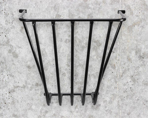 Hay Rack Black Wall Mounted