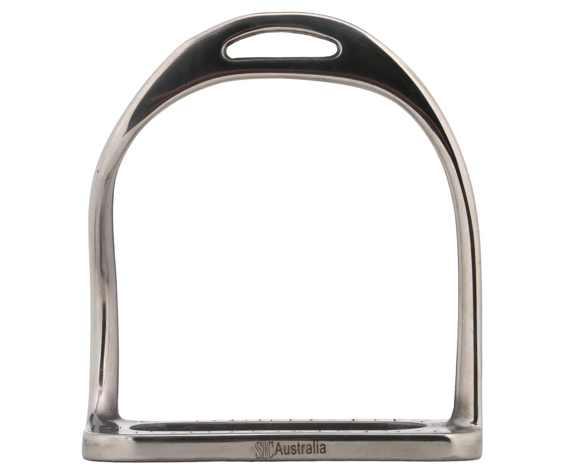 Equisteel Stainless Steel Bent Leg Safety Stirrups