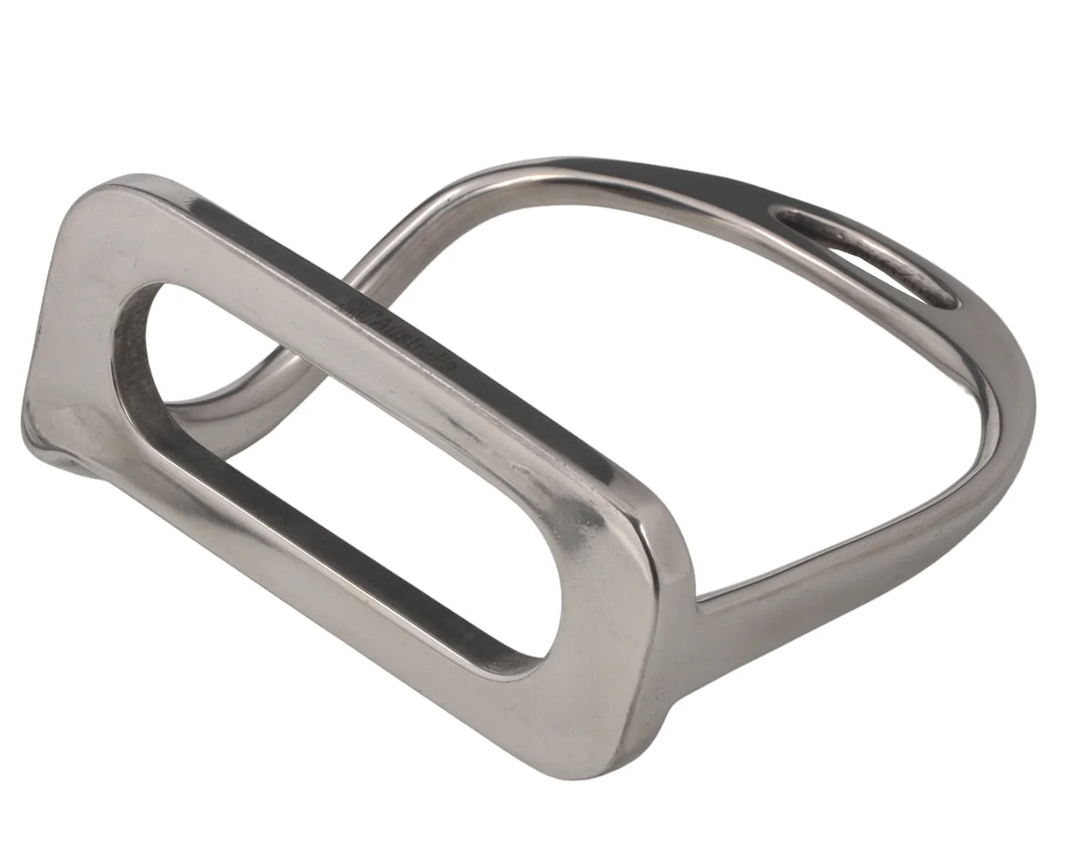 Equisteel Stainless Steel Bent Leg Safety Stirrups