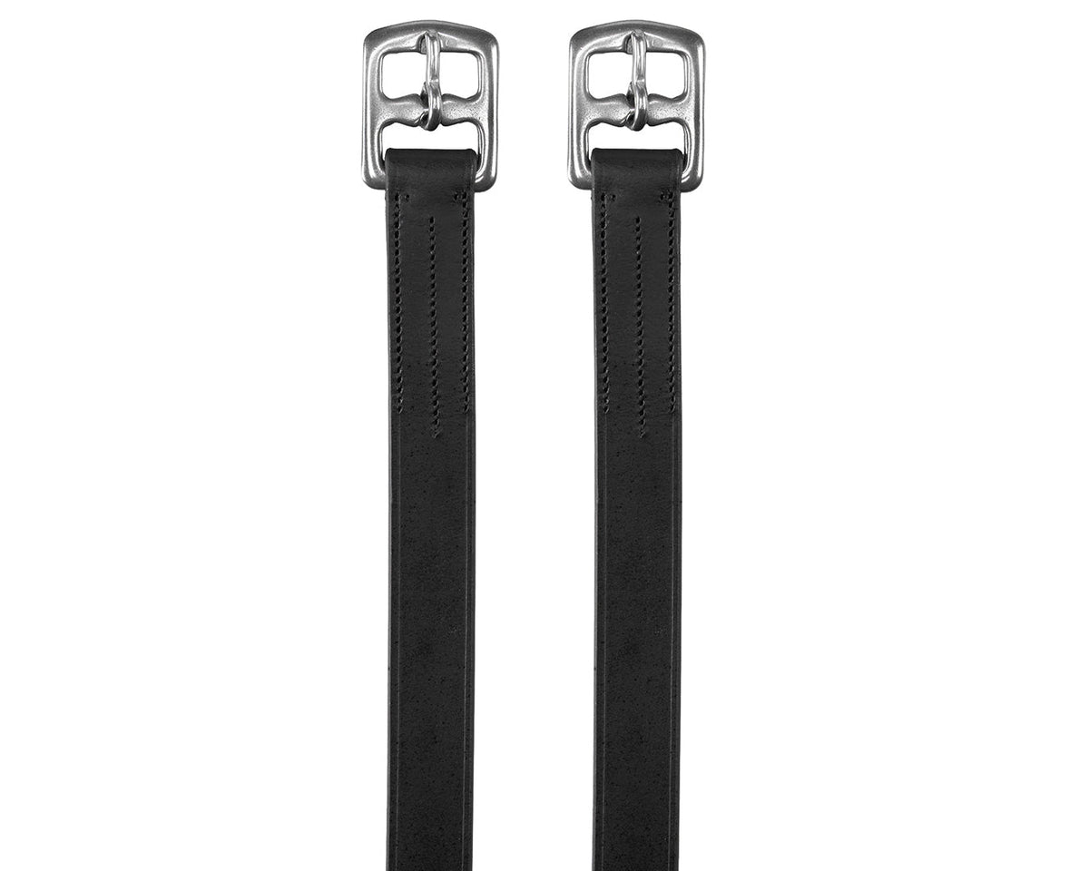 Norfolk Leather Stirrup Leathers Black