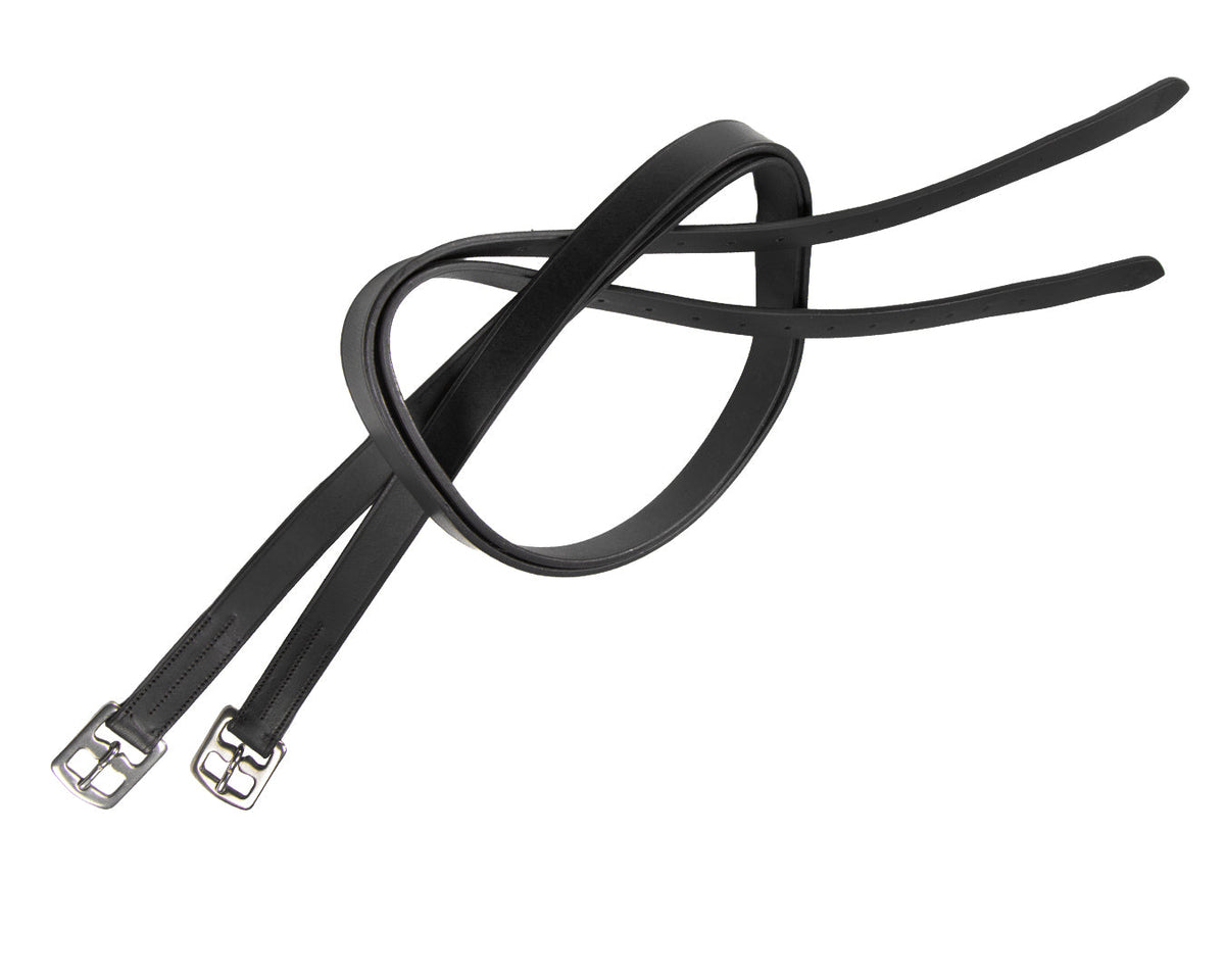 Norfolk Leather Stirrup Leathers Black