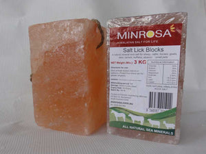 Minrosa Horse Rock Salt Lick with Rope