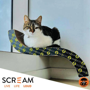 Scream S-Curve Cat Scratcher