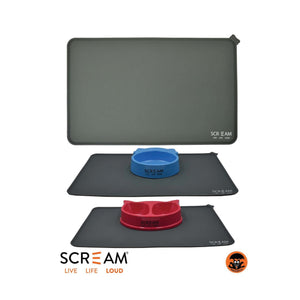 Scream Silicone Food Mat 50x31cm