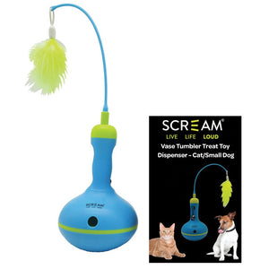 Scream Vase Tumbler Treat Toy Dispenser