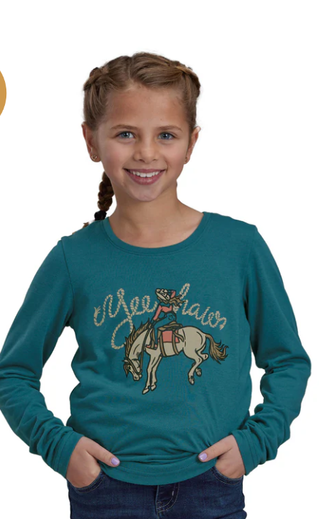 Roper Girls Five Star Collection Long Sleeve Tee
