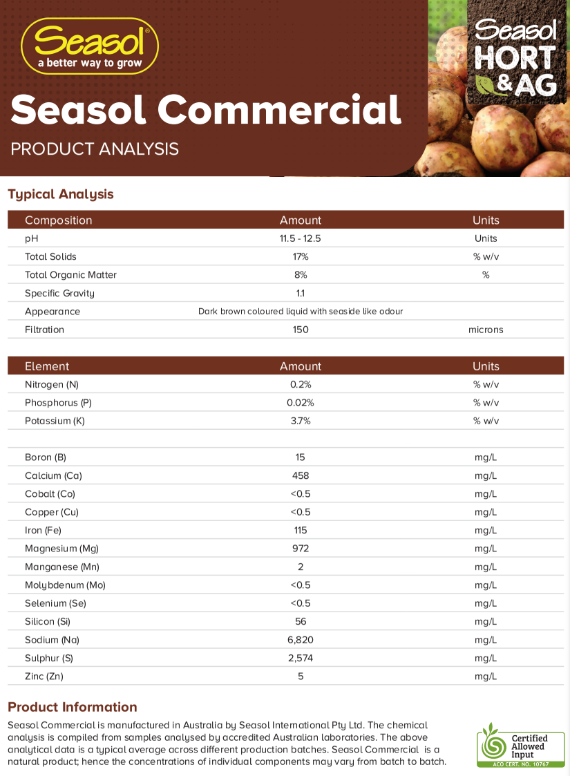 Seasol Commercial Seaweed Concentrate