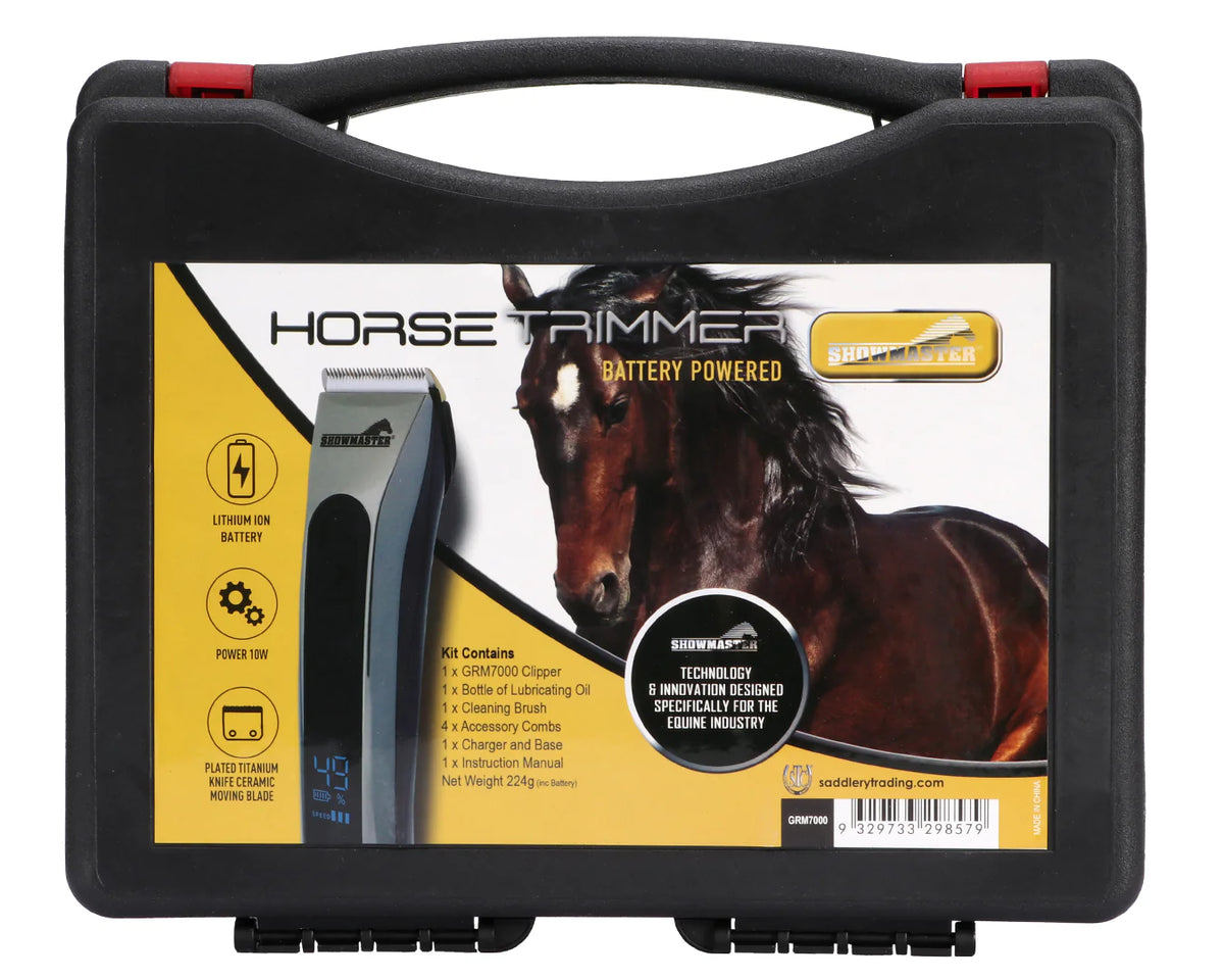 Showmaster Battery Powered Horse Clipper Kit