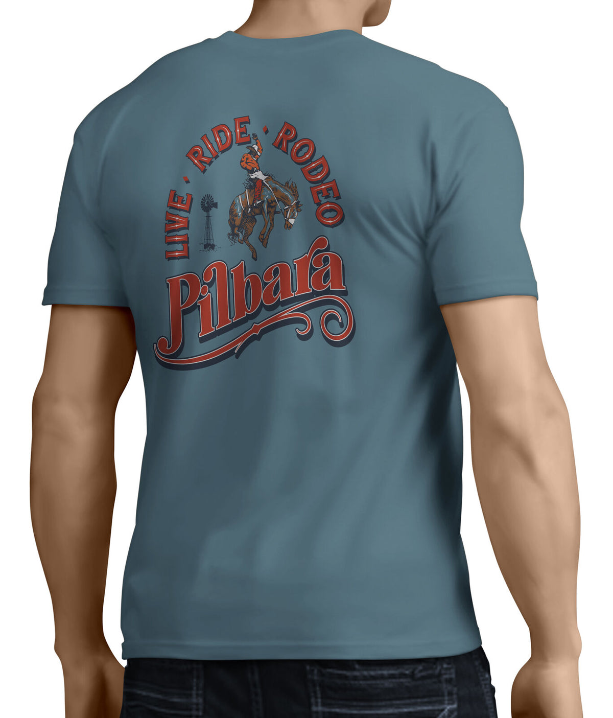 Pilbara Mens Rodeo T-Shirt