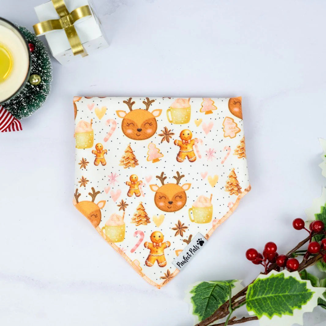 Cotton Bandana - Snow Cute