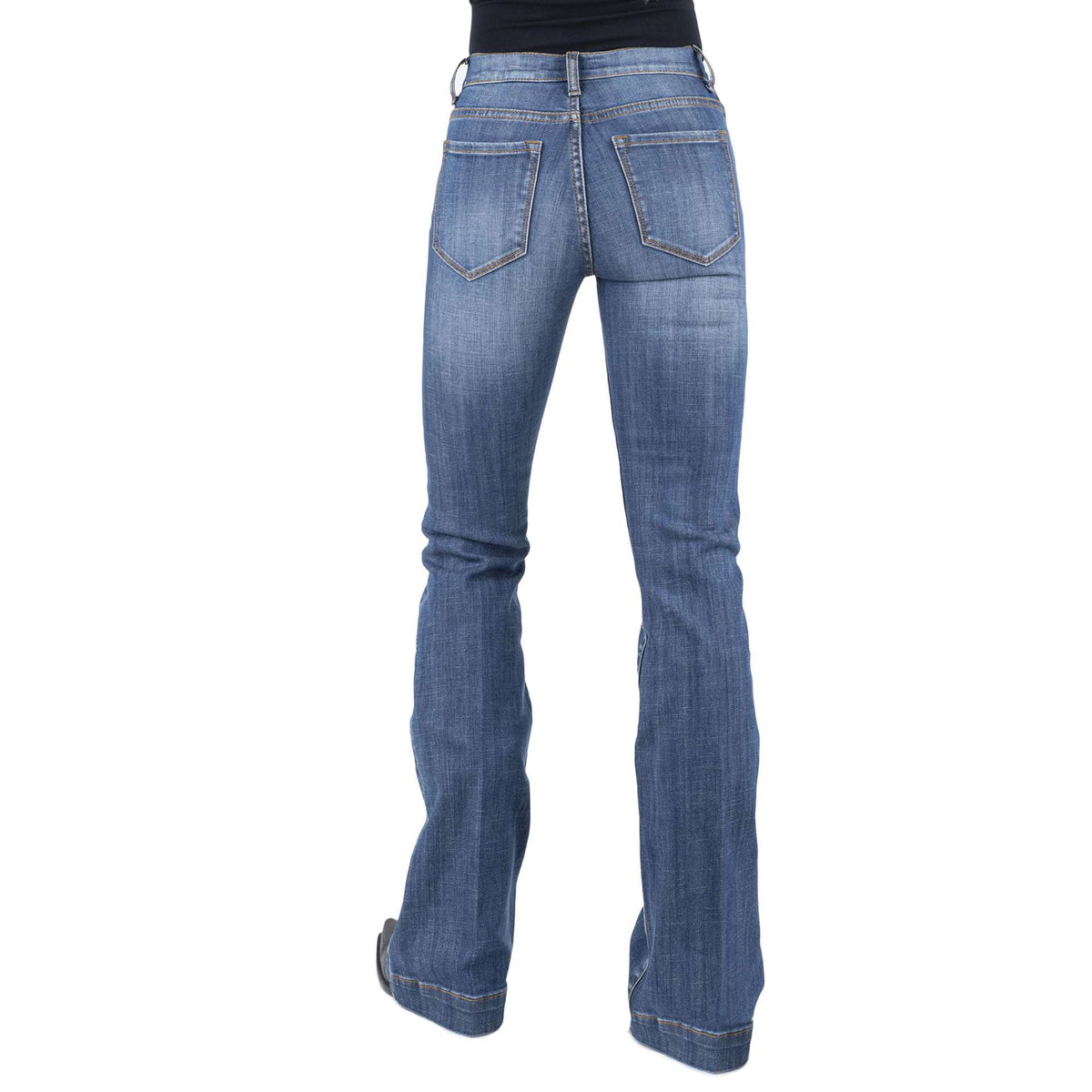 Stetson Womens Jeans 921 Flare Fit Plain Pocket