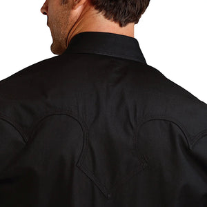 Stetson Mens Peached Poplin Long Sleeve Shirt