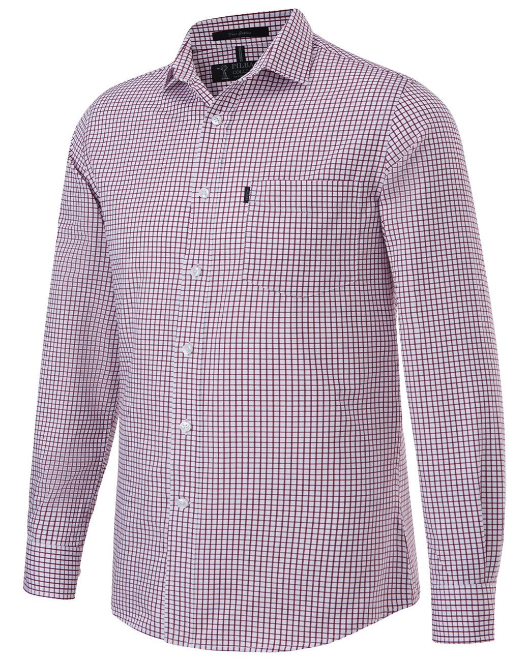 Pilbara Mens Long Sleeve Shirt Single Pocket